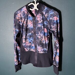 lululemon athletica Multicolor Floral Bomber Jacket